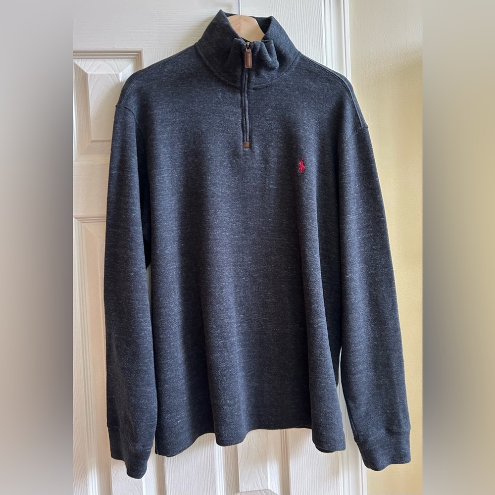 Ralph Lauren Gray Quarter-Zip Pullover